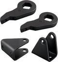 EVIL ENERGY 1-3" Leveling Lift Kit Compatible with 2001-2007 Chevy Silverado & GMC Sierra 1500HD, 1-3 inch Front Suspension Torsion Bars Keys with Shock Extender Brackets Black