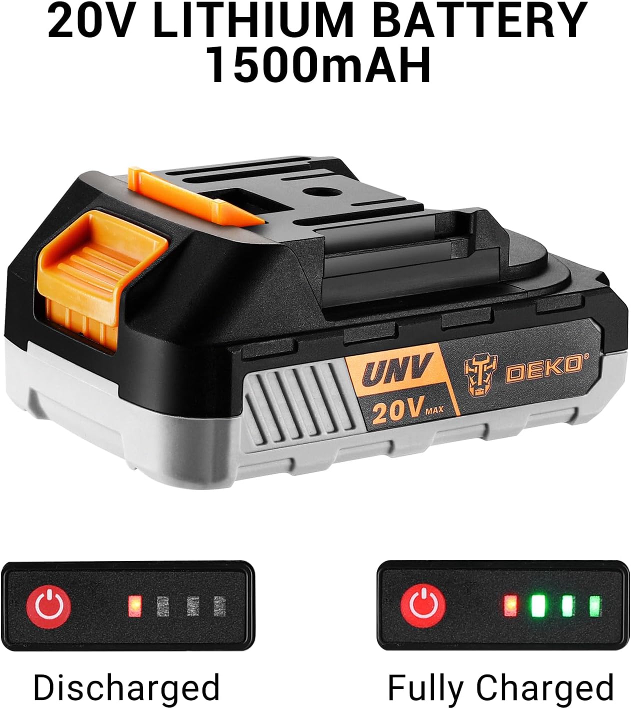 Power Drill Cordless: DEKOPRO Cordless Drill 20V Electric Power Drills Set Tool Drills Cord-less Set with Battery and
