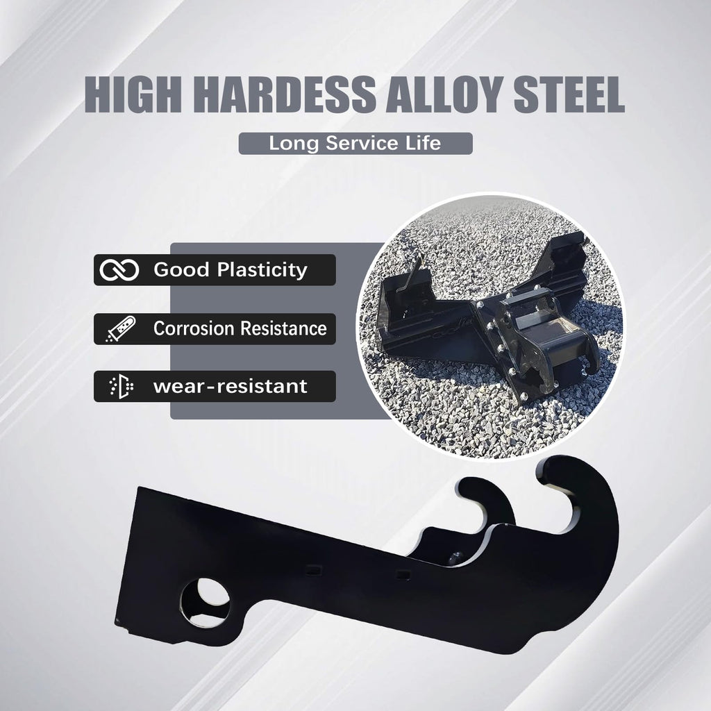 X-Change Coupler Bracket for Quick Connection of Excavator Bucket Mounting Attachment for Bobcat E26 E32 E35 E42 E45 E50 E55 E60 E63 mini Excavator, Compatible with Bobcat E Series.