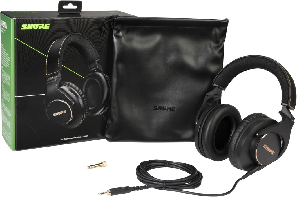 SRH840A Over-Ear Wired Studio Monitoring Headphones | Closed-back headphones with tailored frequency response and