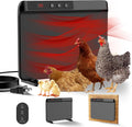 Smart Chicken Coop Heater with Efficient Thermostat, Compatible with Timers & Temp Controllers, 200W Safe Inside