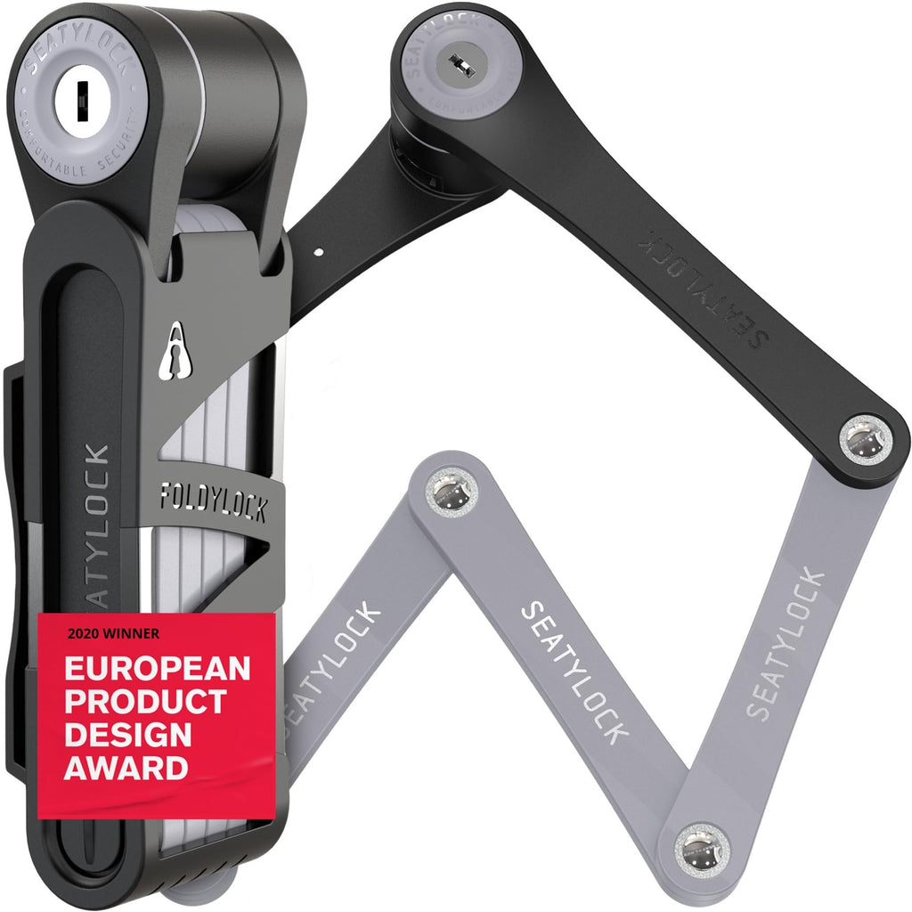 High Security Folding Bike Lock (Foldylock Compact - 33.5'')