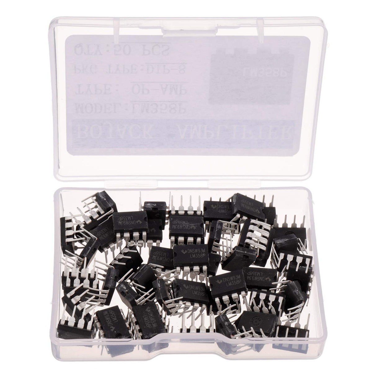 BOJACK LM358P Operational Amplifier IC LM358N LM358 DIP-8 Dual Operational Amplifier (Pack of 50)