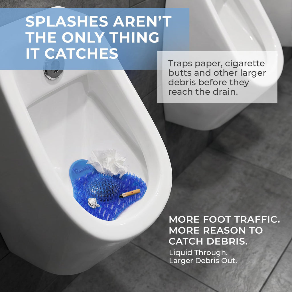 Urinal Screen Deodorizer, 24 Pack Blue Yellow Orange