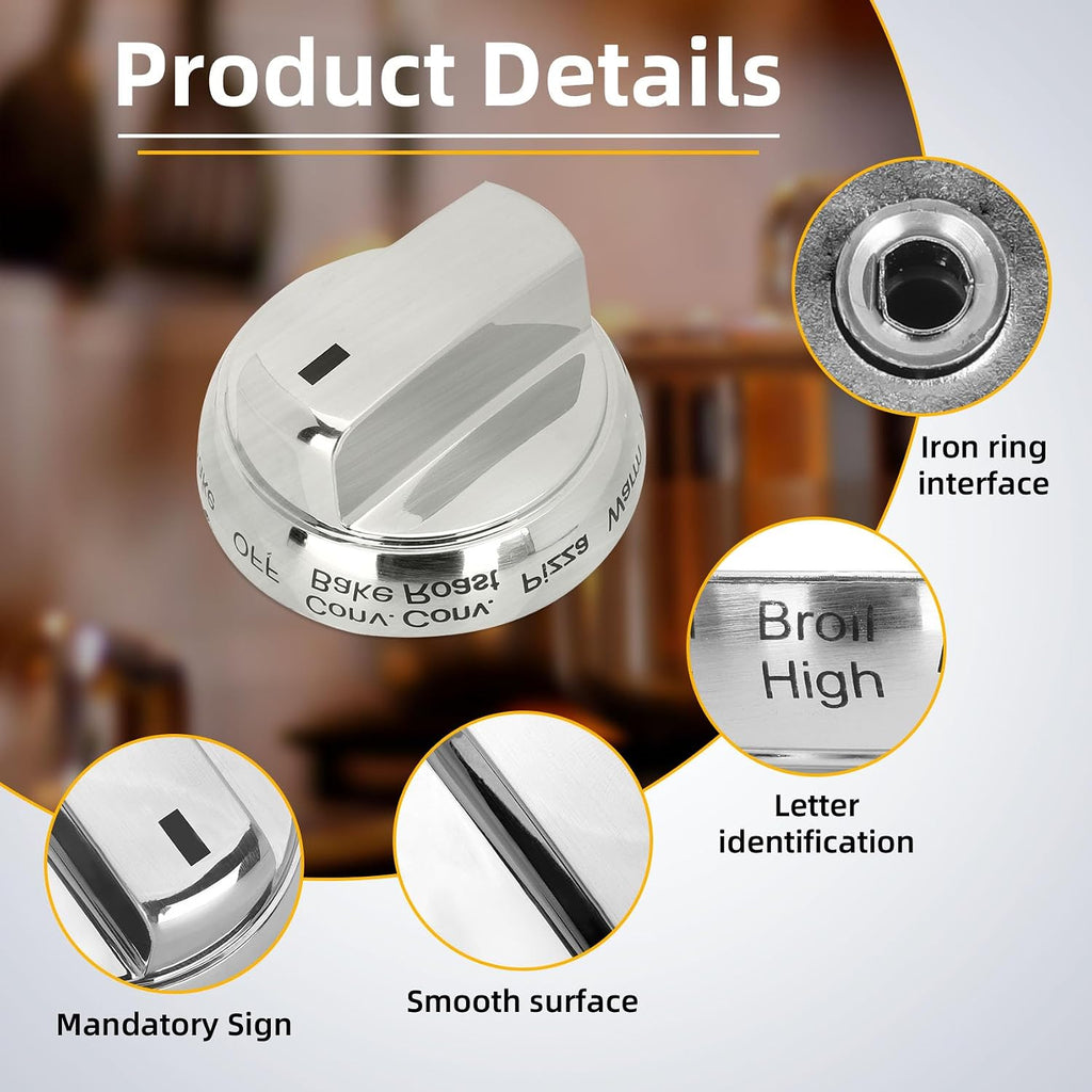 AEZ74533316 Range Oven Selector Knob Compatible with LSG4511ST/00 | Compatible with LSG4511ST/00 Oven Selector Knob