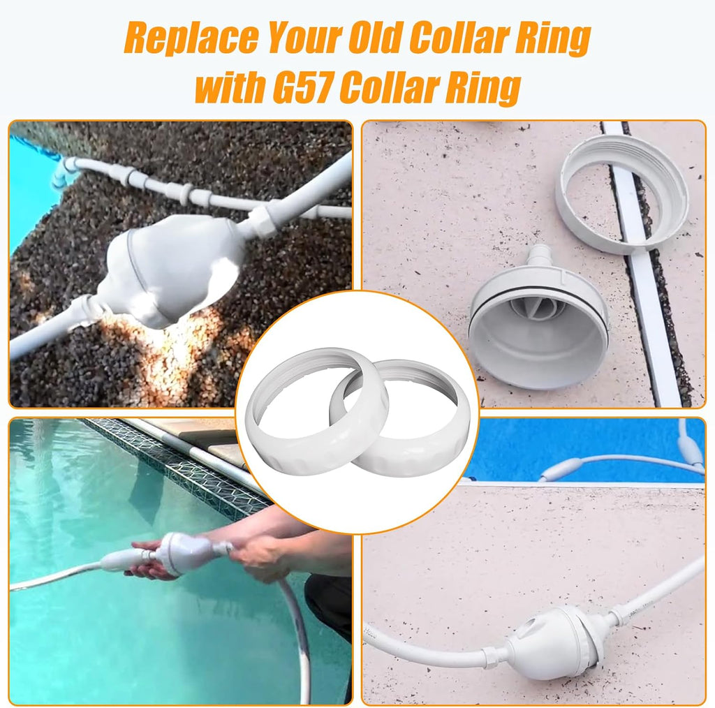 Podoy G57 Collar Ring Compatible with Polaris G52 Backup Valve 2 Pack