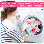 36 Pack Reusable Cloth Kitchen Paper Towel, Bright Flowers