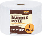 12 inch x 175 feet Bubble Roll, Small Bubble 3/16 inch Cushioning Wrap, Perforated Every 12 inch for Packing Moving