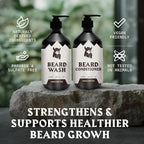 Beard Shampoo & Conditioner - 10 Oz Each, Unscented