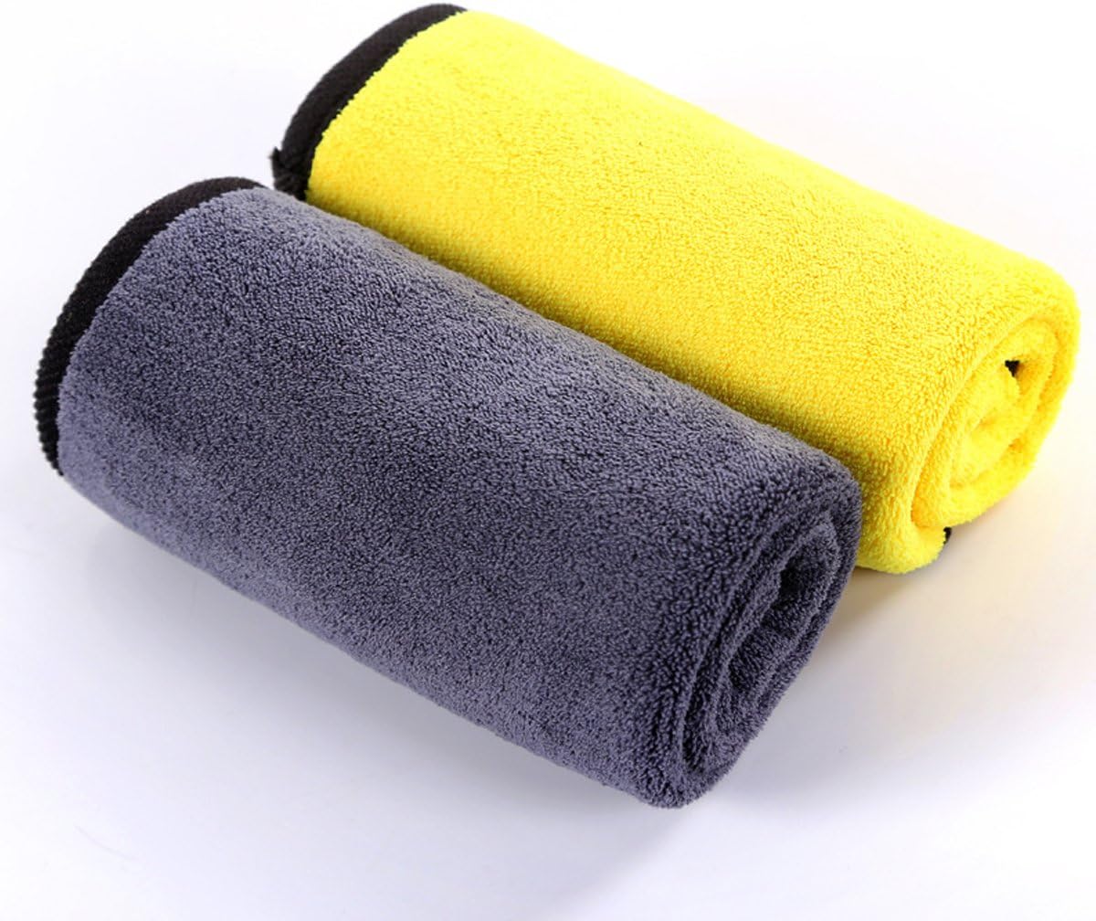 Ultrasoft, Large, Thick and Quick Drying Car Microfiber Cleaning Towel 800GSM Polishing Waxing Auto Detailing Towel