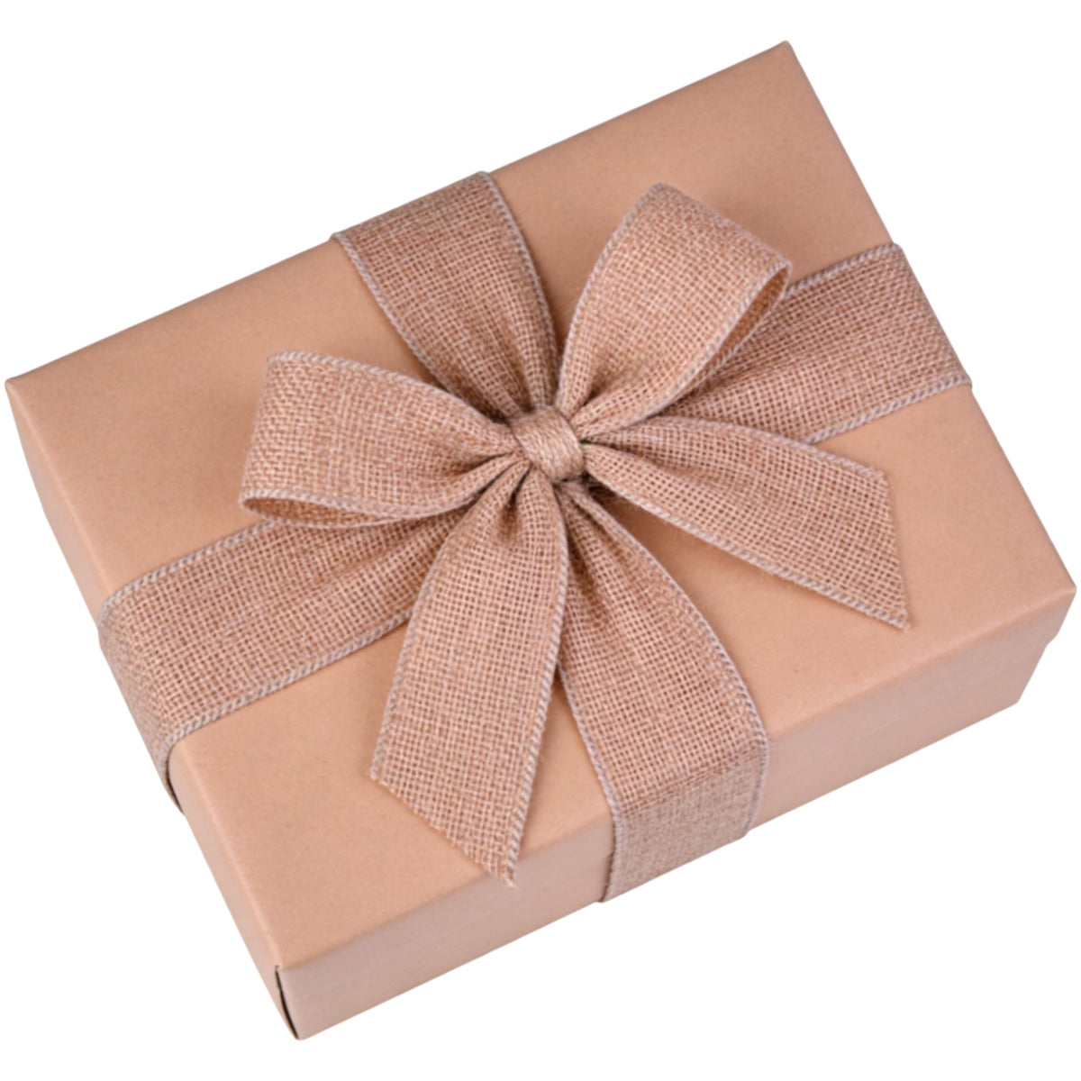 Natural Linen Wired Edge Ribbon,2.5 in x10Yd,for Gift Wrapping