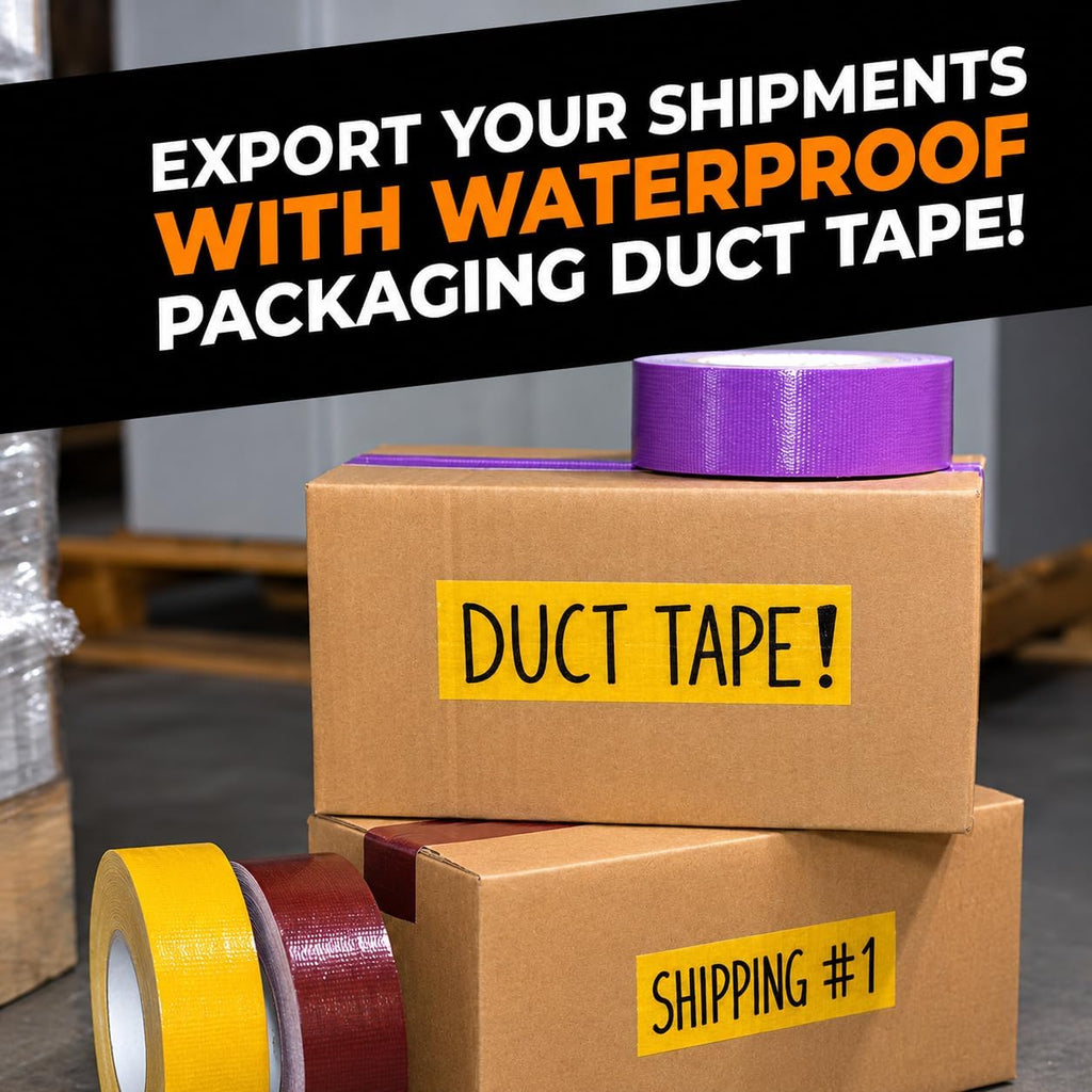 WOD Industrial Grade Tan (Beige) Duct Tape, 2 inch x 60 Feet