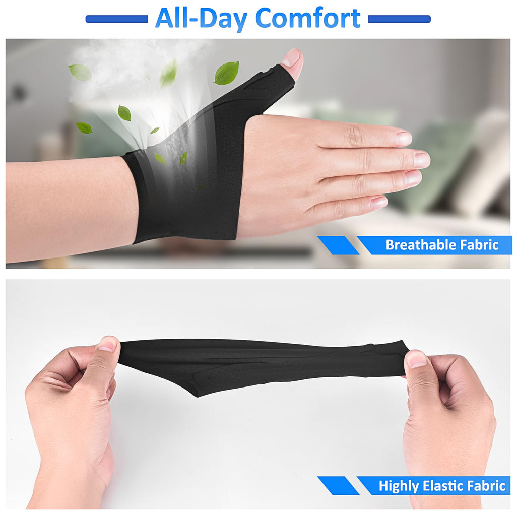 Thumb Wrist Brace Copper Compression Stabilizer Thumb Support Spica Splint