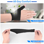 Thumb Wrist Brace Copper Compression Stabilizer Thumb Support Spica Splint