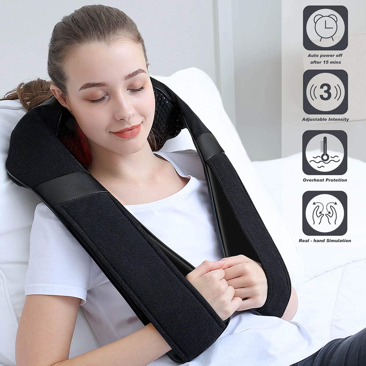 Fathers Day Dad Husband Men Gifts, Christmas Women Gifts for Mom Wife Him Her, Shiatsu Neck Back and Shoulder