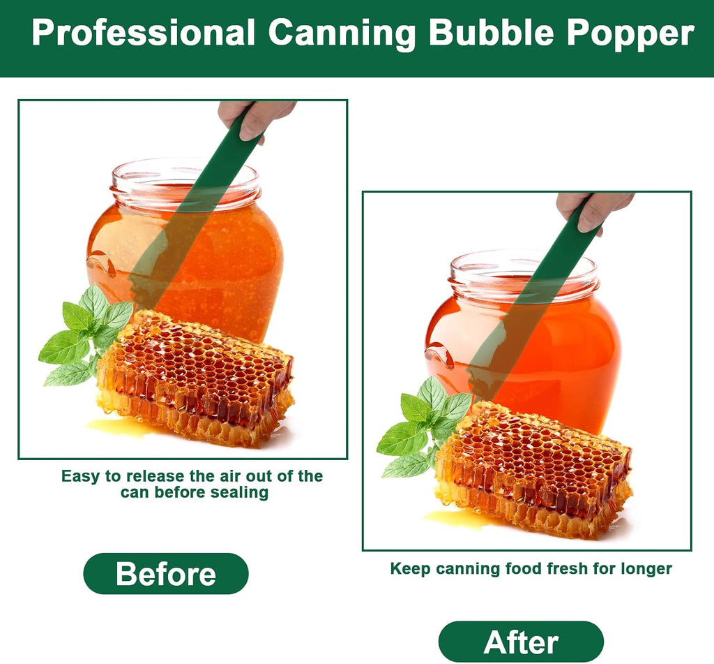 4P Canning Kits-Canning Magnetic Lid Lifter & Bubble Popper Headspace Tool