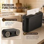 Countertop Multifold Paper Towel Dispenser, Black