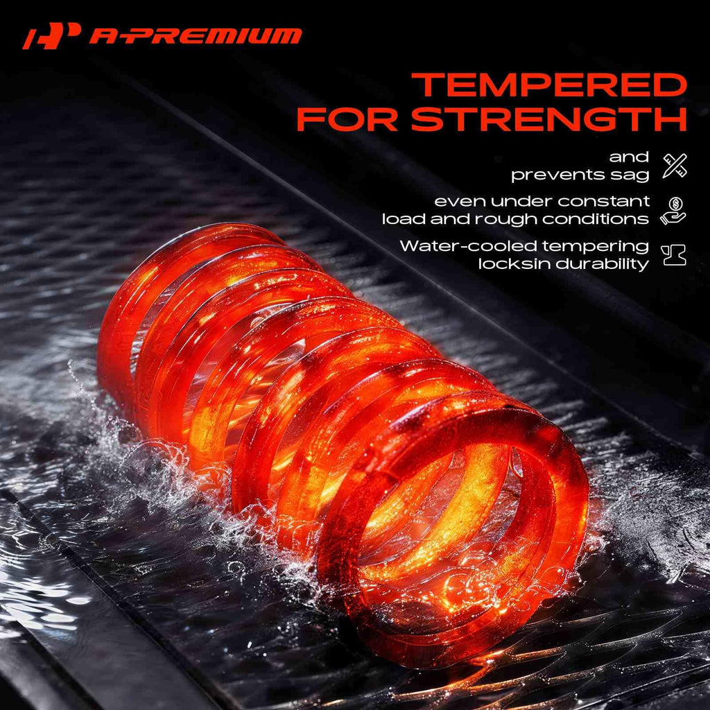 A-Premium 2-Pack Rear Suspension Coil Spring Set Compatible with Ford