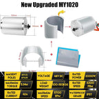 Kunray Electric DC Motor 48V 2000W Max Speed 5700rpm