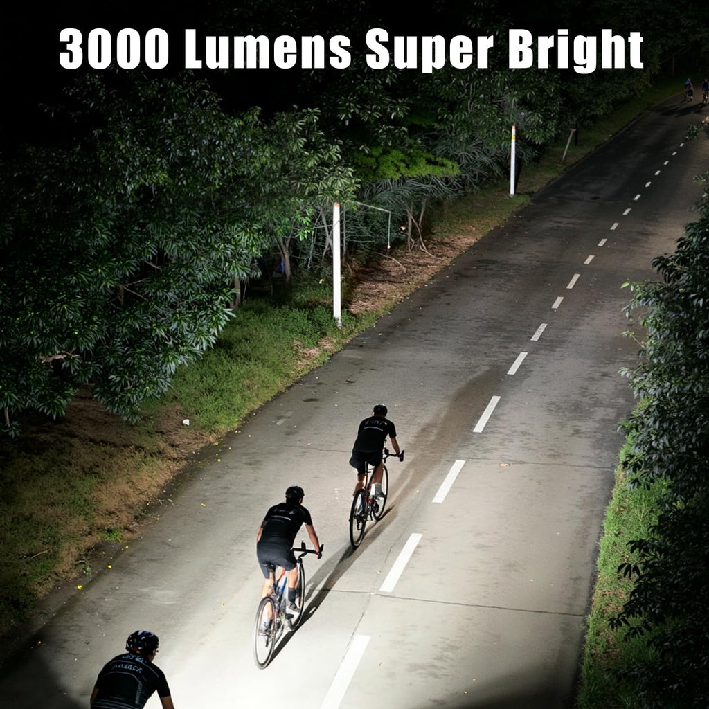 60H Runtime Bike Lights for Night Riding,2-in-1 EDC Flashlight