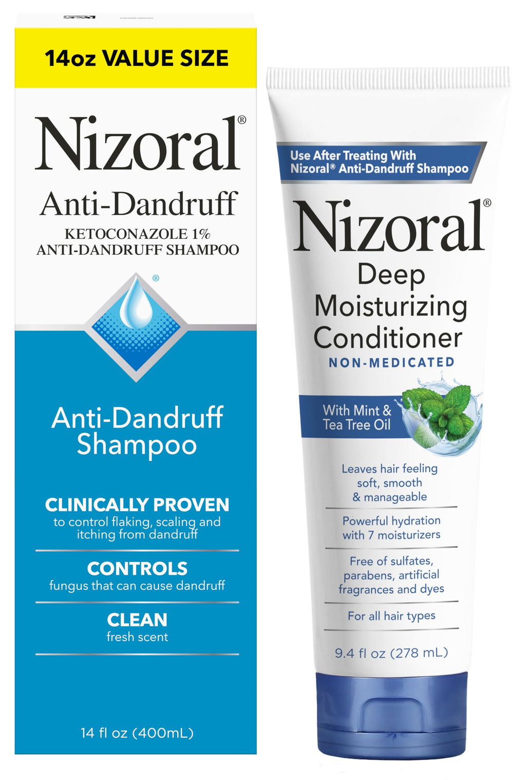 14 Oz Shampoo + 9.4 Oz Conditioner Bundle