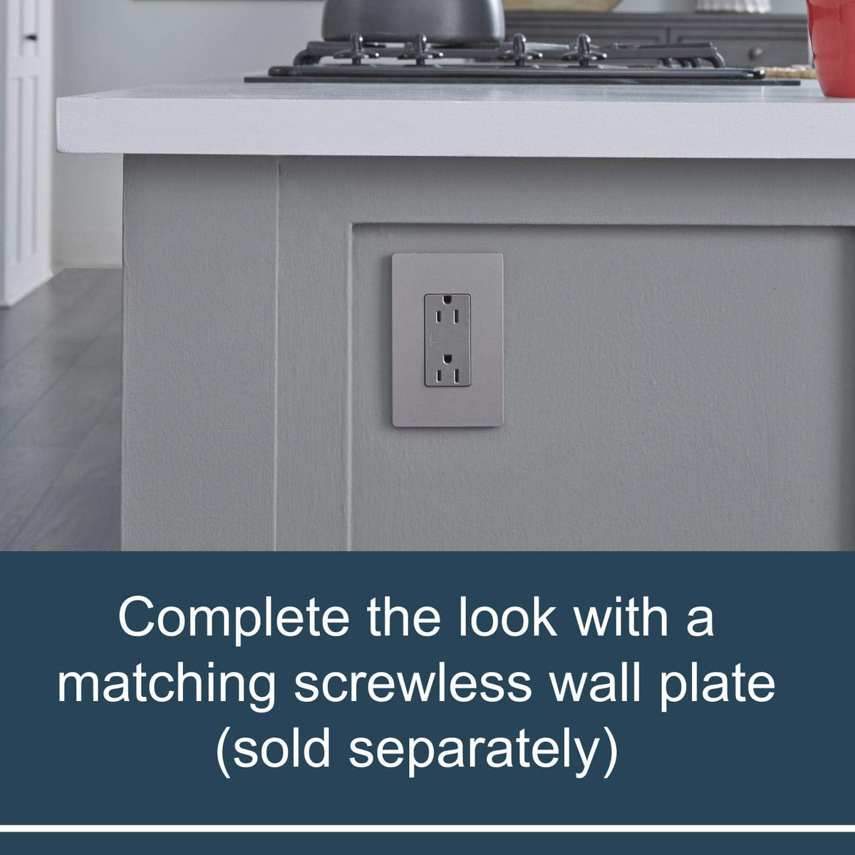 Legrand Radiant 15 Amp Tamper Resistant Decorator Outlet Nickel 1 Pack