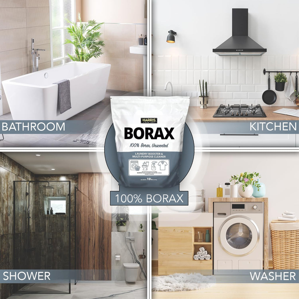Borax Powder Hard Water Laundry Booster and Multi-Purpose Cleaner, 10lb (Unscented)