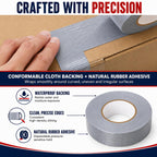 CDT-36 Gray Cloth Duct Tape, 1/2 Inch x 60 Yards
