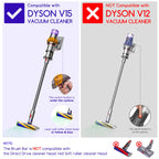 Soft Roller Brush Compatible with Dyson V15 Detect Handheld Vacuum Cleaner