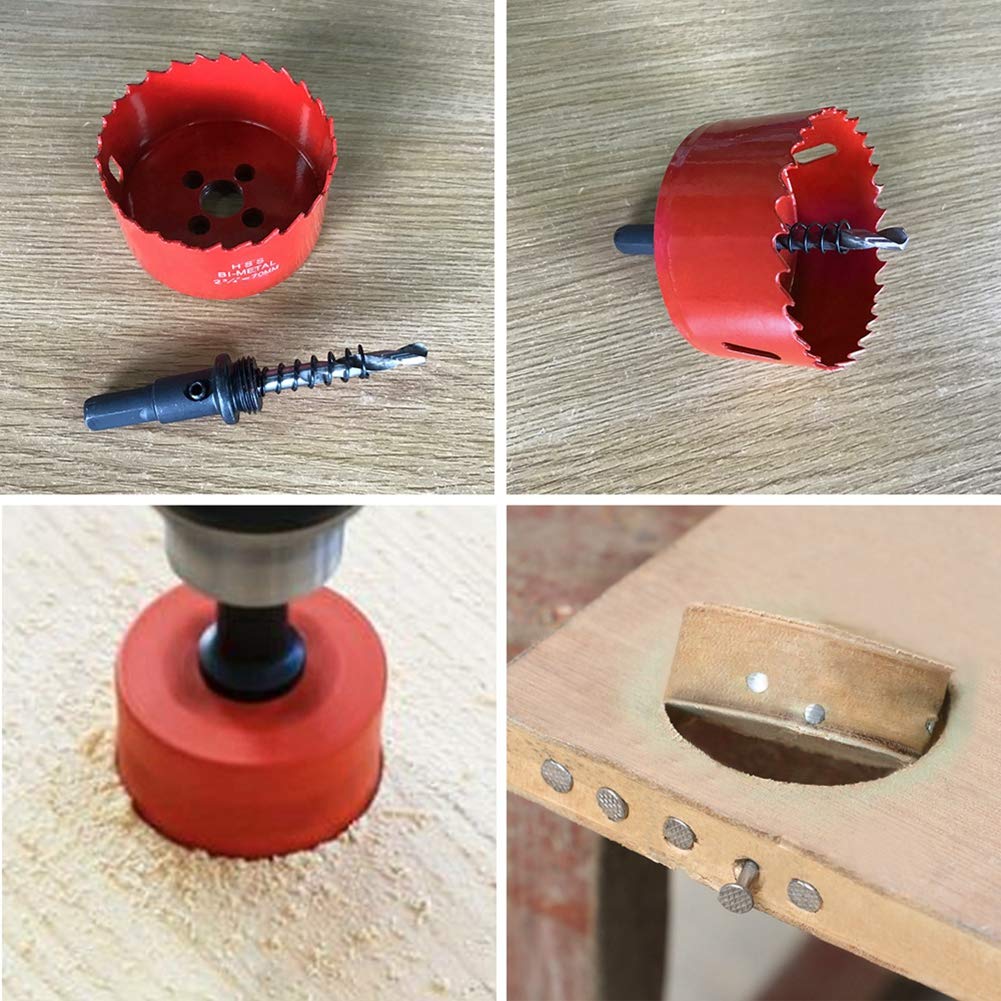 6.26 inch Hole Saw, LAIWEI bi-Metal Hole Cutter. for Drilling Wood, Aluminium Profiles, PVC, plasterboard, etc. Round Knife Calibre 6-1/4"(159mm)