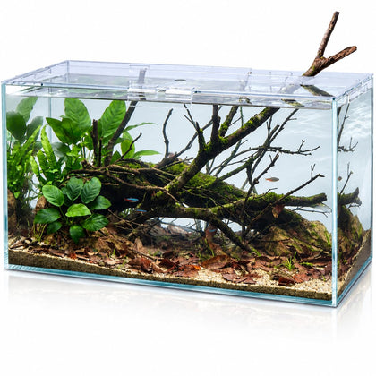 20 Gallon Glass Fish Tank Open-Back Lid