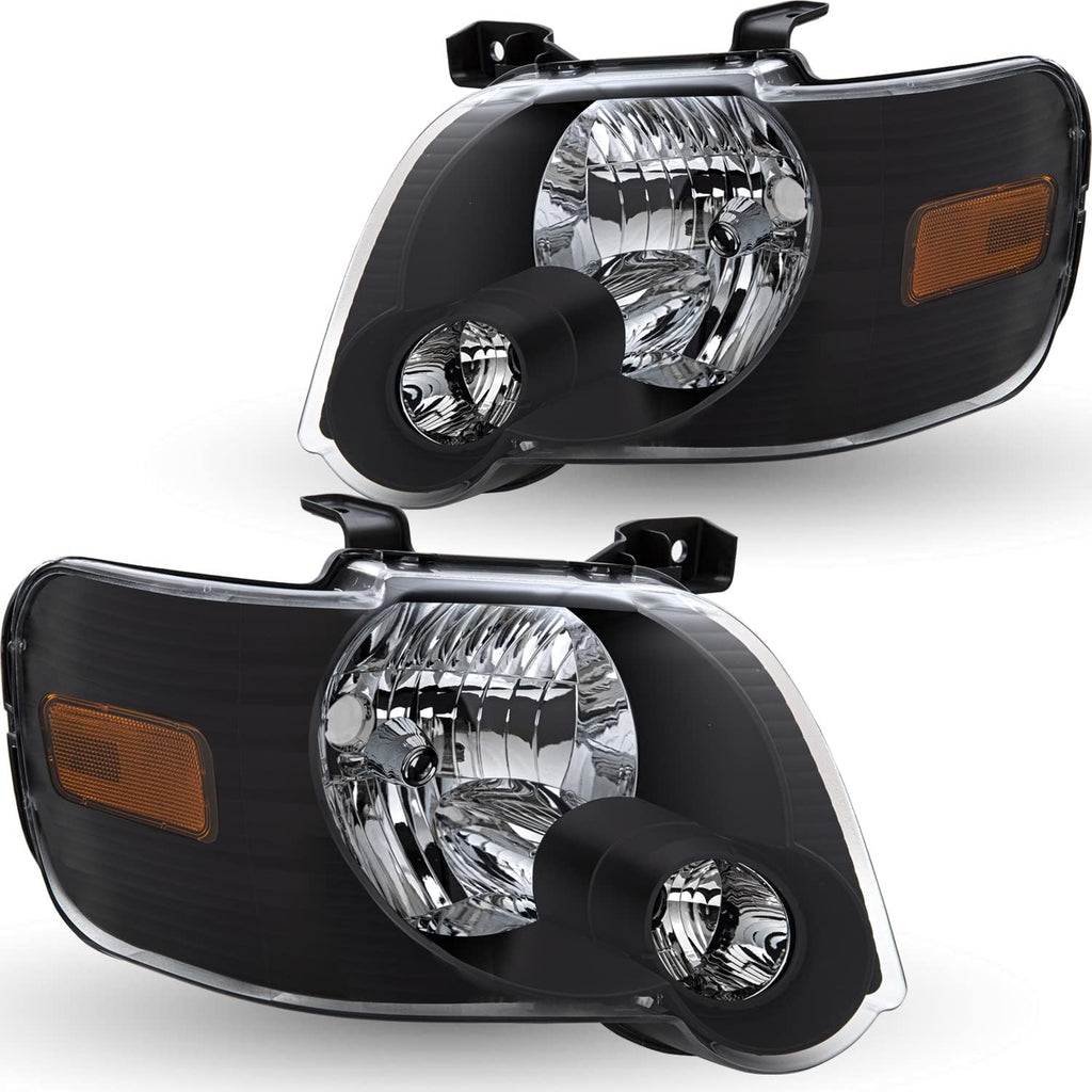 TUSDAR Headlights Assembly for 2006-2010 Ford Explorer