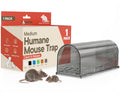 Humane Mouse Trap Pack of 1, Live Mouse Traps Catch and Release for Indoors & Outdoors, Pet & Child Safe, 6.69"