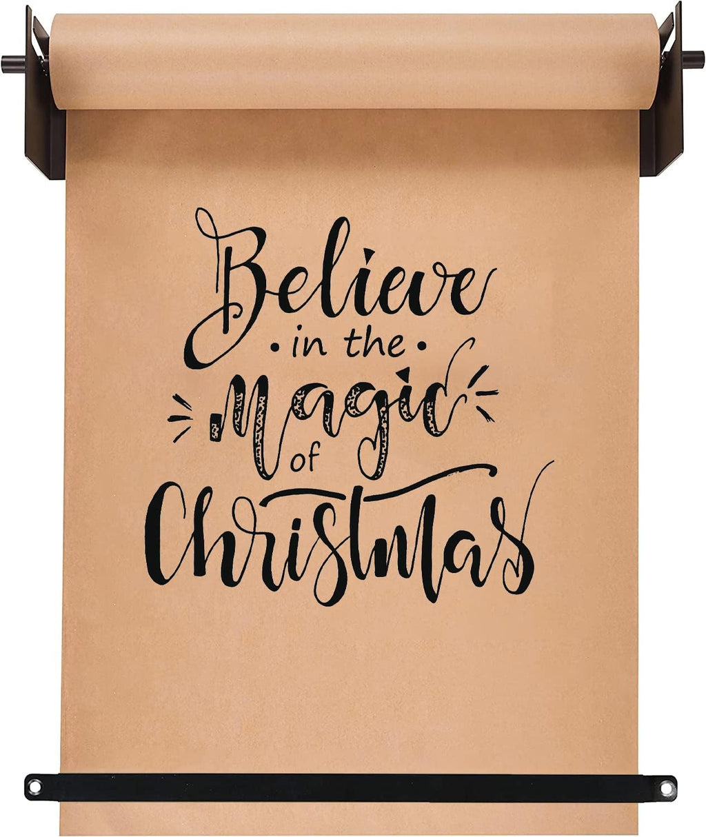 24'' Wall Mounted Kraft Paper Roll Dispenser & Cutter