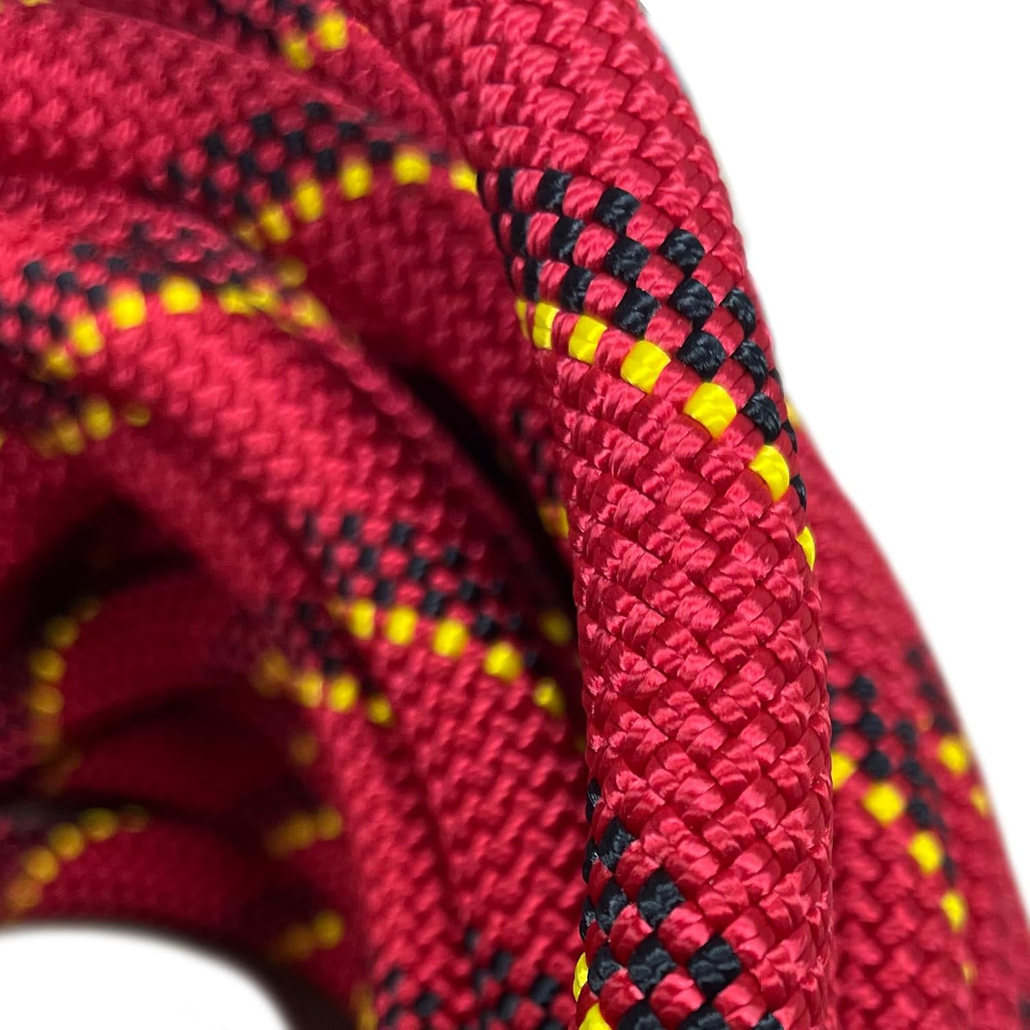 Static Climbing Rope 10.5mm UIAA Static Line Rappelling Rope Nylon Kern Mantle Rope for Escape Rope Rock Climbing