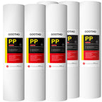 Gootho 20" x 4.5" -5 Micron Whole House Sediment Filter Cartridge (6-Pack）
