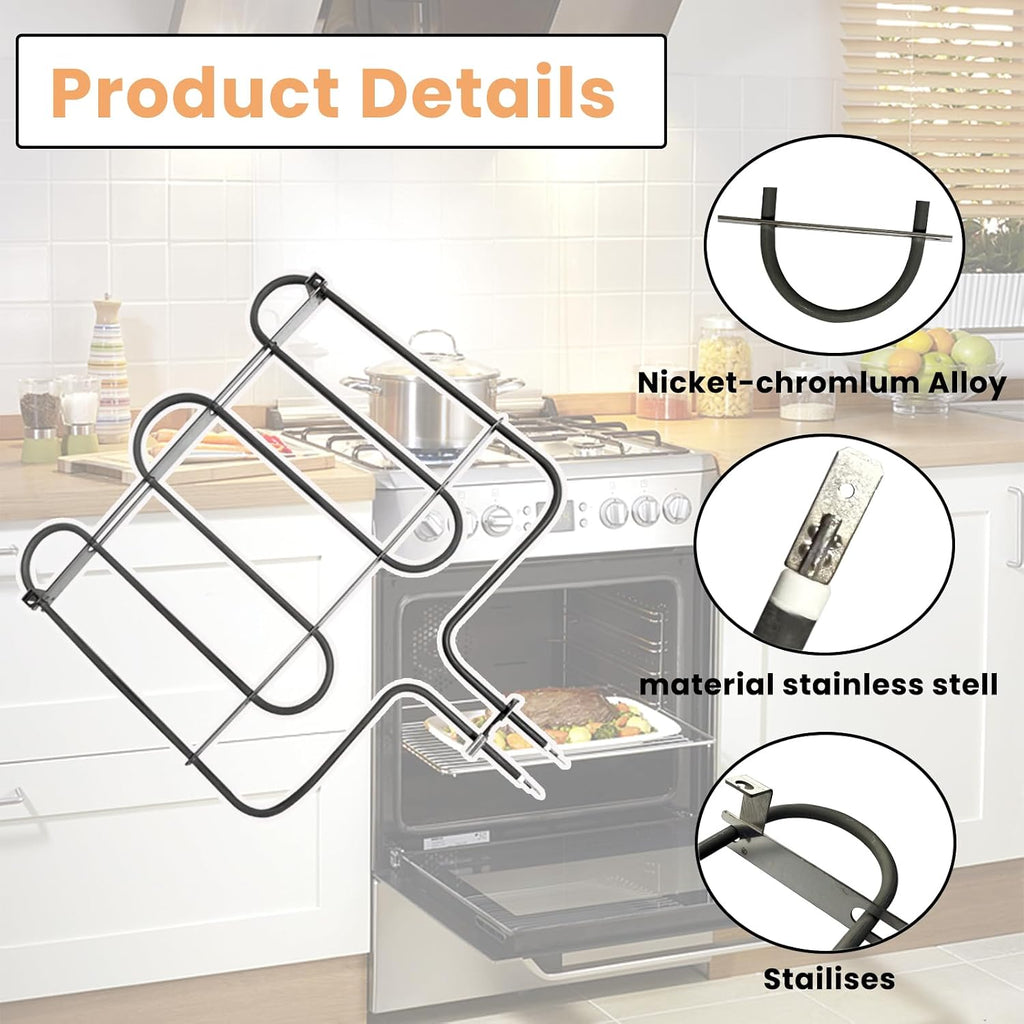 WB44T10094 Oven Broil Element Compatible With GE Electric Range,Replacement 1536684,AP4412352,EAP2359892,PS2359892