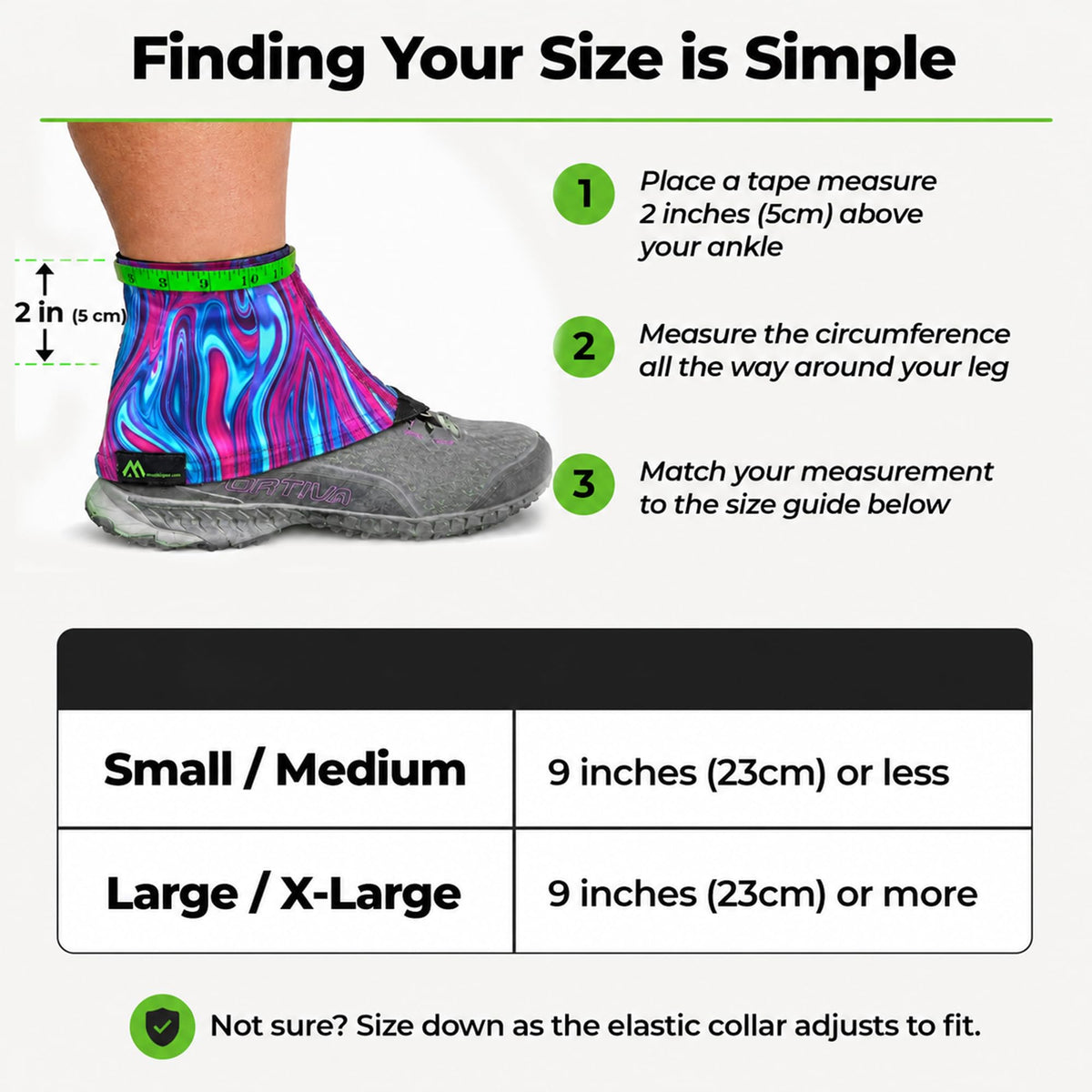 Boot Gaiter Psychedelic (S/M)