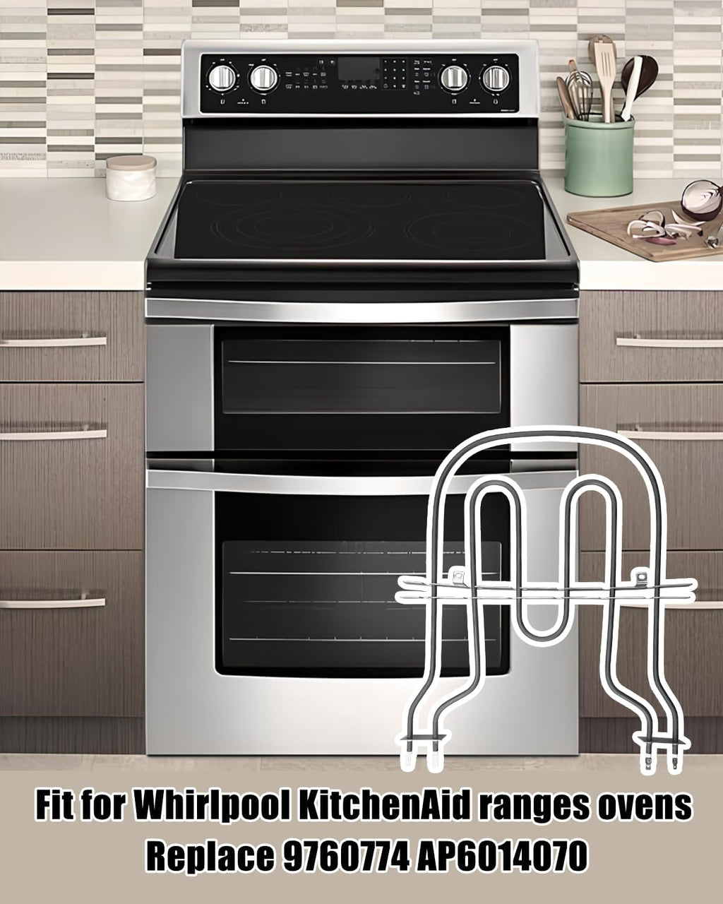Oven Range Broil Element Fit for Whirlpool KitchenAid Ranges Ovens