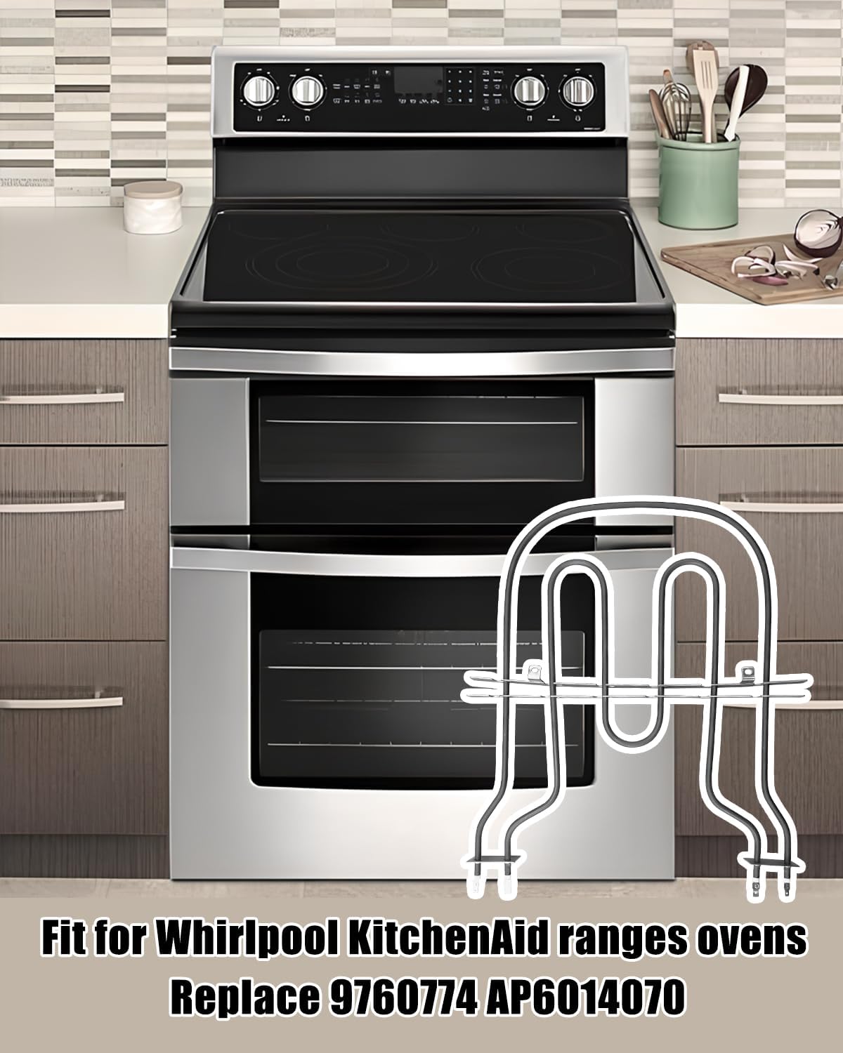 Oven Range Broil Element Fit for Whirlpool KitchenAid Ranges Ovens