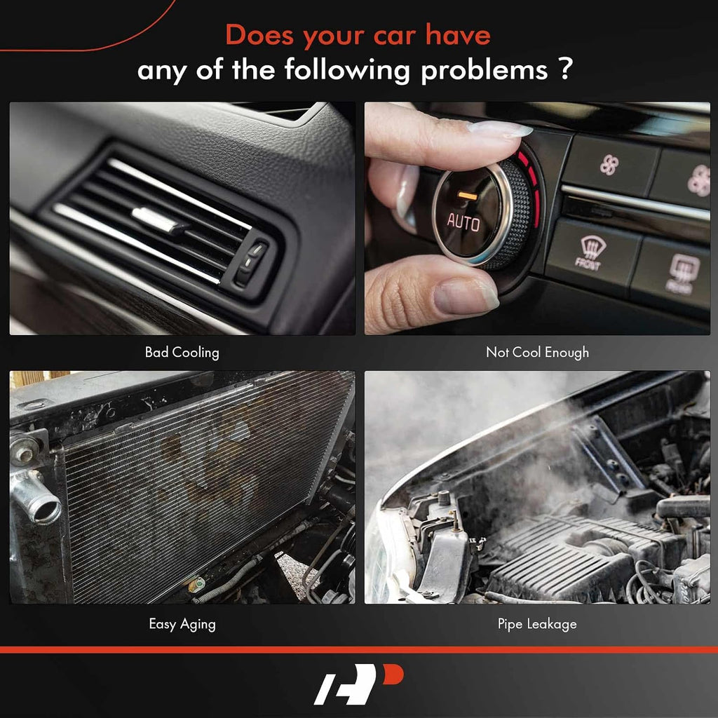 A-Premium Air Conditioning Condenser Compatible with Ford