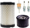 796031 Air Filter Tune Up Kit, Compatible with Briggs and Stratton 591334 492932 696854; John Deere D100 D110 D125