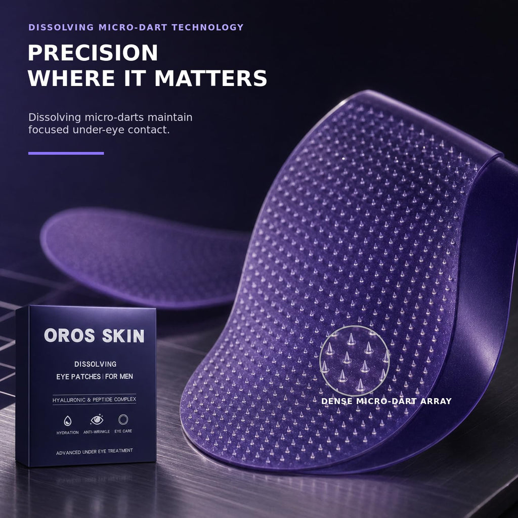 eye patches for men, Dissolving Microneedle Under Eye Patches