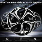 14 inch Hub Caps Wheel Covers 14" Iron Wheels Replacement R14 (#B, 14 INCH)