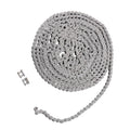 findmall 25 Roller Chain, 10 Feet with 2 Connecting Links