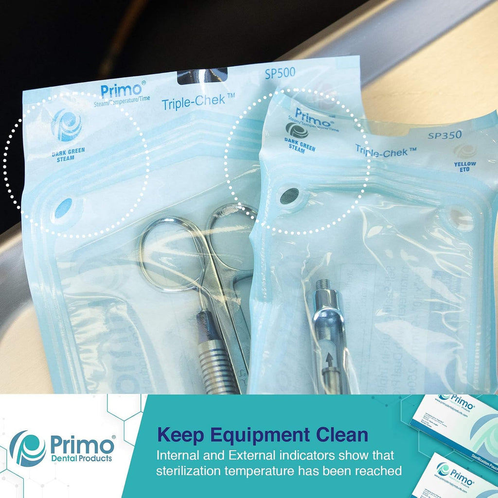 SP500 Self Seal Sterilization Pouches -Autoclave Sterilizer Bags for Dental Tools -Sterilization Bags for Nail