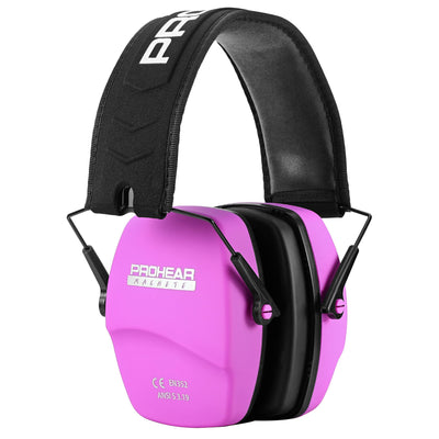 016 Ear Protection Safety Earmuffs for Shooting, NRR 26dB Noise Reduction Slim Passive Hearing Protector with