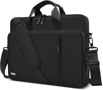 15.6 16 Inch Laptop Bag, 360 Protective Case Messenger Bag Waterproof Computer Sleeve Briefcase with Shoulder Strap