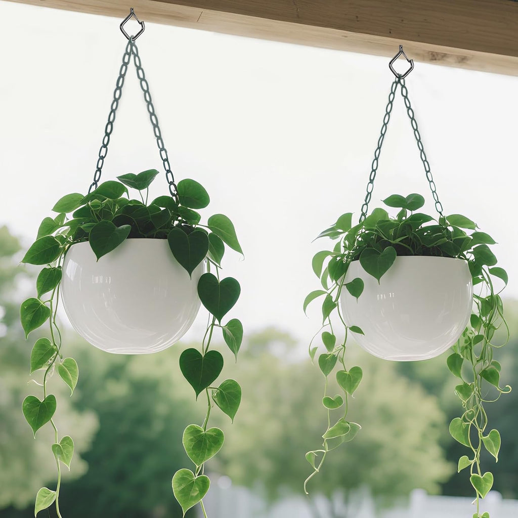 Ceiling Hooks for Hanging Plants, 42 Pcs Screw Hooks 2.2in Black