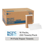 Pacific Blue Basic Recycled Multifold Paper Towels (Previously Branded Envision) by GP PRO (Georgia-Pacific), White